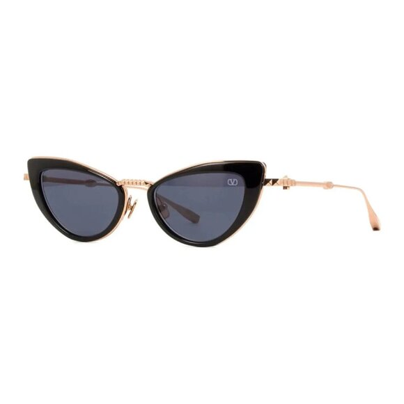 NEW VALENTINO SUNGLASSES GOLD WOMEN CAT EYE EYEWEAR VALENTINO VLS-102A